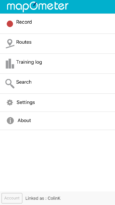 mapometer app - home page screenshot